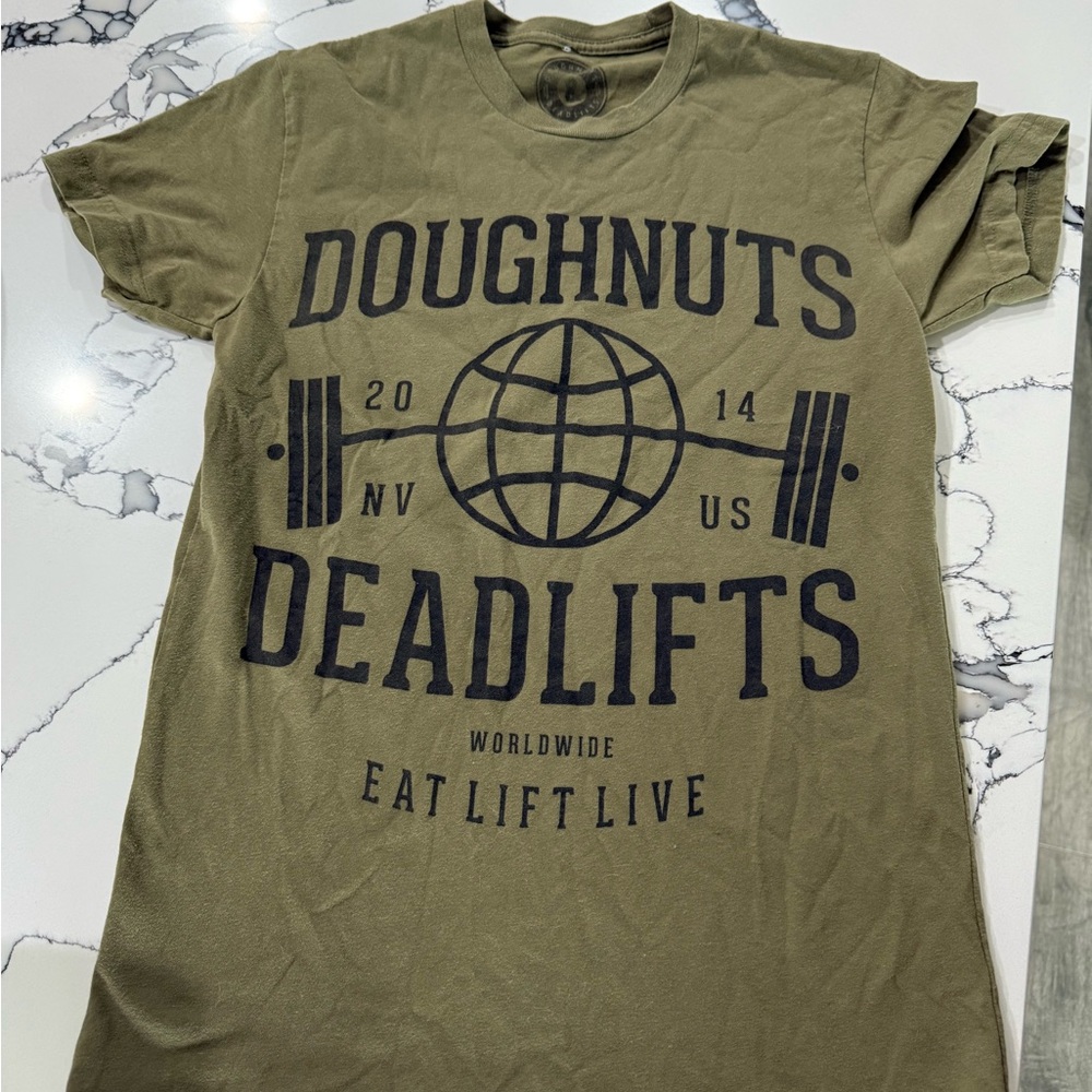 Olive Green Short Sleeve Deadlift Tee